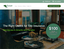 Tablet Screenshot of covenanttitle.com